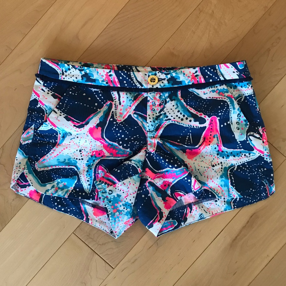 Lilly Pulitzer starfish print shorts
